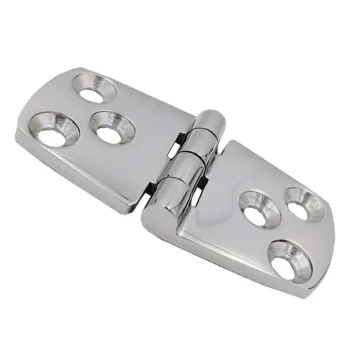 316 Stainless Steel 4mm Thick 38x76 Six-Hole Marine Hinge for Heavy Folding Doors