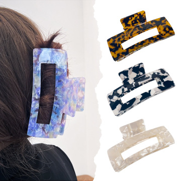 Vintage Large XXXL Custom 13cm Acetic Acid Hair Claw Clip for Women - Shark Design