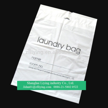 LDPE laundry and dry cleaning bag with customized printing