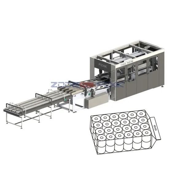 T3AL Automatic Toilet Paper Production Line with 5-30 Bags Roll Packing Machine