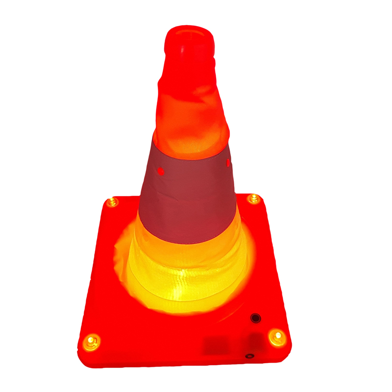 reflective telescopic road cone