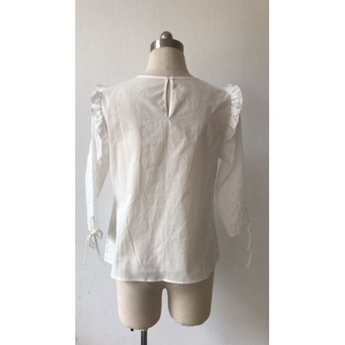 Fashion Design Ladies Cotton Ladies Blouse