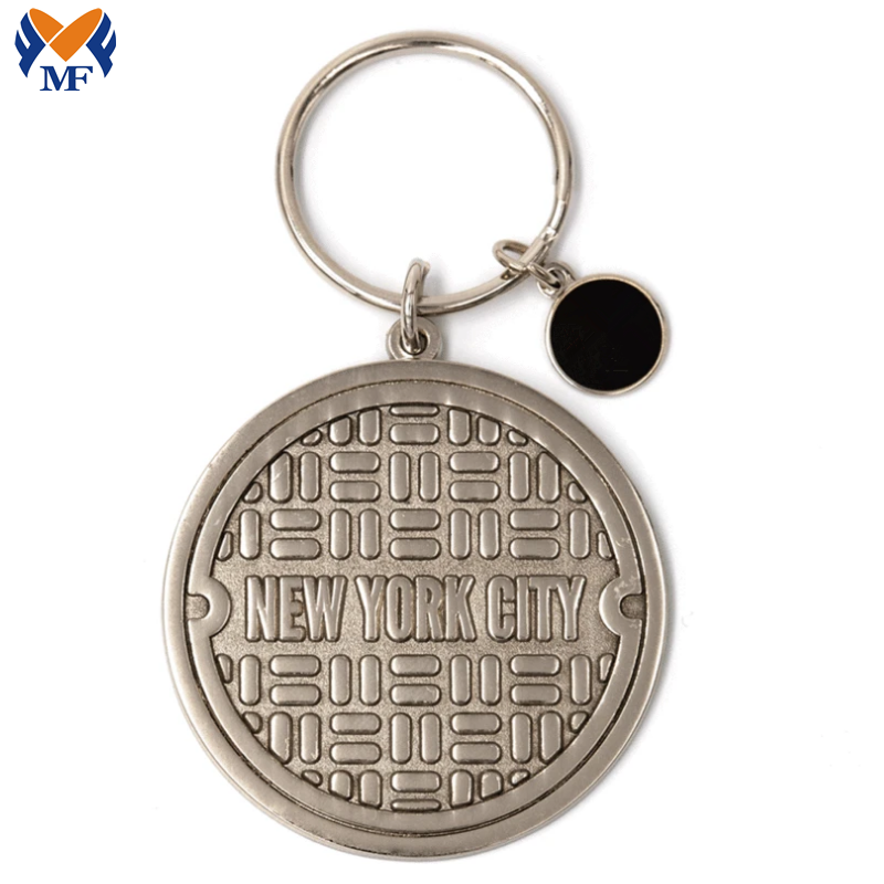 Metal Custom Promotional Round Keychain