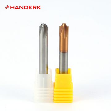 4-Flute Corner Rounding End Mill Set with HRC55 Hardness for CNC Milling Tools