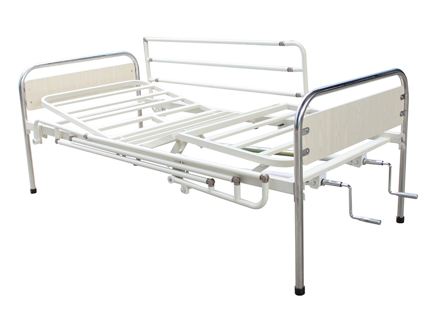 Two-joint Manual Metal Hospital Bed