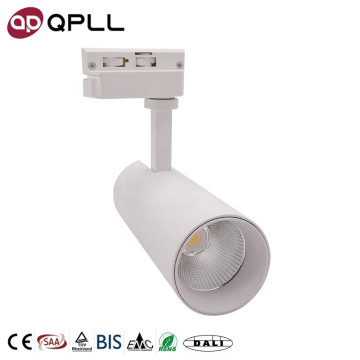 Modern 30W COB LED DALI Dimmable Track Light with Adjustable Beam Angle