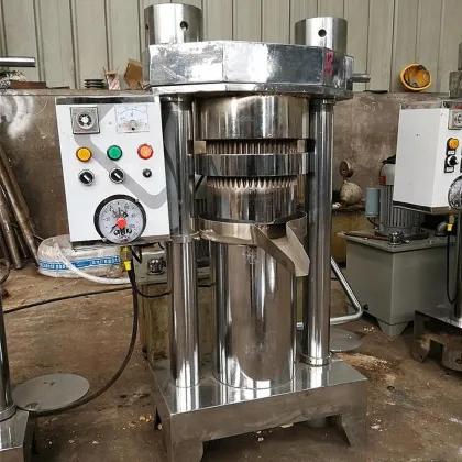 Sesame and Olive Oil Extraction Machinery: Commercial Hydraulic Hot and Cold Oil Press Machine