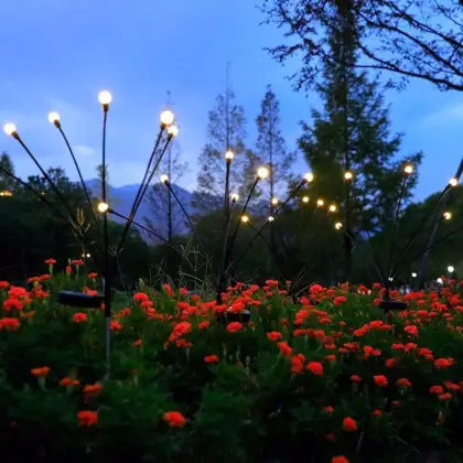 Solar Powered Firefly Lights