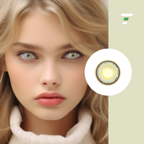 High-end fashion color contact lenses correct vision