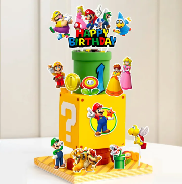 Cartoon Theme Cake Toppers και διακοσμήσεις πάρτι για τα γενέθλια των παιδιών