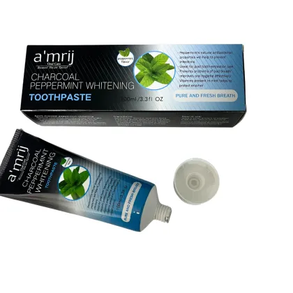 Charcoal Fresh Peppermint Whitening Toothpaste