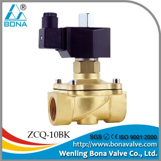 BONA Normally Open Pilot Guide Brass Solenoid Valve