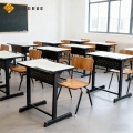 Modern Metal Çerçeveli Yazı Tahtalı Eğitim Masası