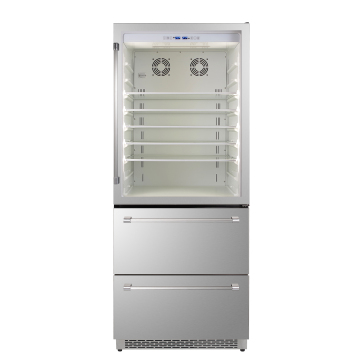 110V-220V 3-Door Top Freezer Fridge Refrigerator