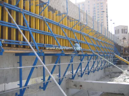 Single-side Climbing Formwork With Adjusted Horizontally Or Vertically