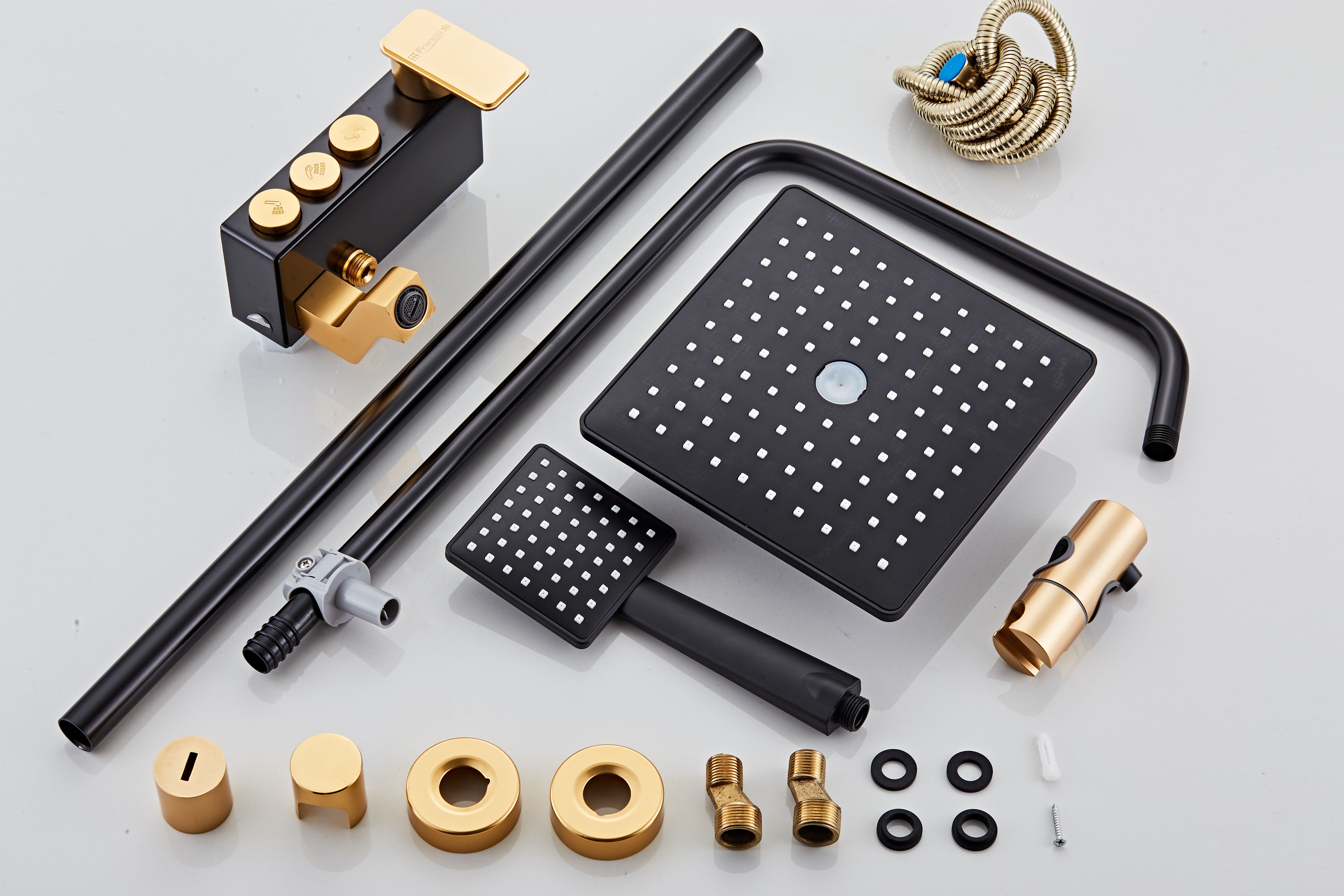 the parts of 87205 gold shower mixer