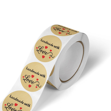 Custom Kraft Paper Self-adhesive Label Sticker