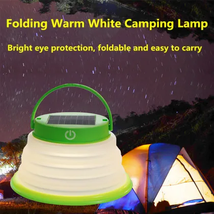 Portable USB mini Collapsible Solar LED Camping Lights
