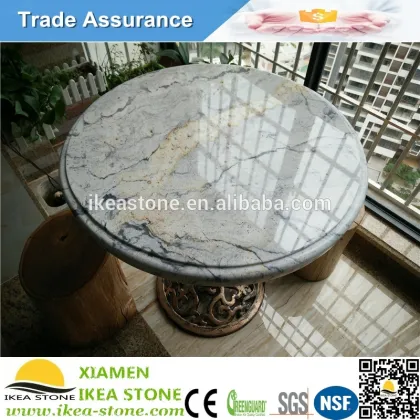 Golden Dream Round Granite Dining Table Top