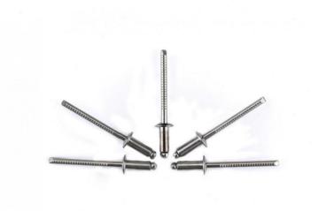 Stainless steel dome head open end blind rivets