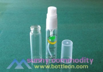 tester vial glass spray perfume bottle manufacturer