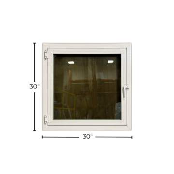 Plastic window double glazing basement window pvc windows