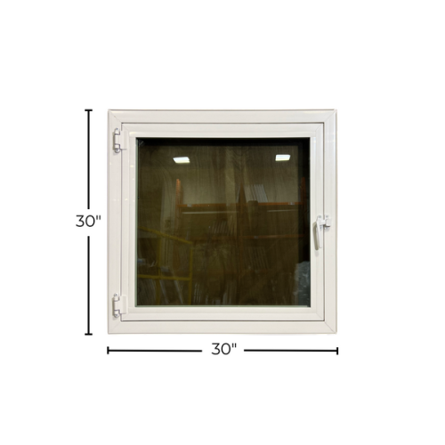 Plastic window double glazing basement window pvc windows