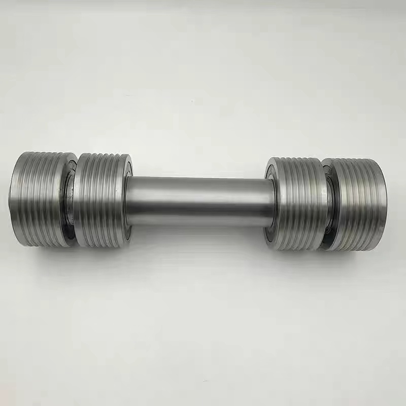 Conjunto de 4 poleas para correas para ascensores Sch****** 4 Belt Pulley Assembly for Sch****** Elevators