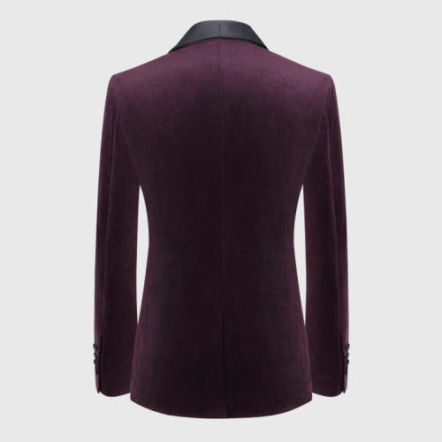 Accepted Corduroy Fabric French Wedding Tuxedo for Men