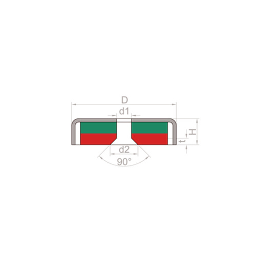 Pot Magnet Countersunk  (Countersink)  Ndfeb Pot Magnet Supplier