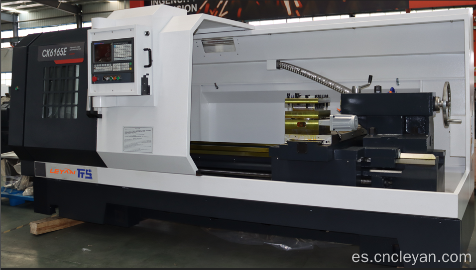 CK6165E Casting de una pieza CNC Torno