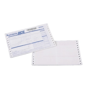 Custom Printed Carbon-less Paper Parcel Notes Airway Bill
