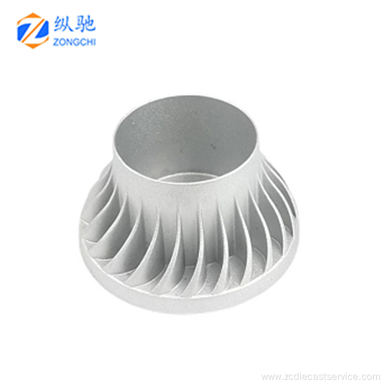 Zinc A380 Foundry High Pressure aluminum die casting parts for aluminum led housing