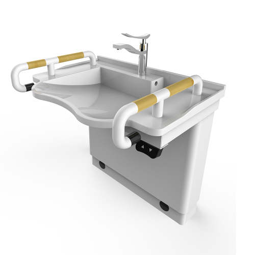 Lavandino del bagno accessibile in sedia a rotelle