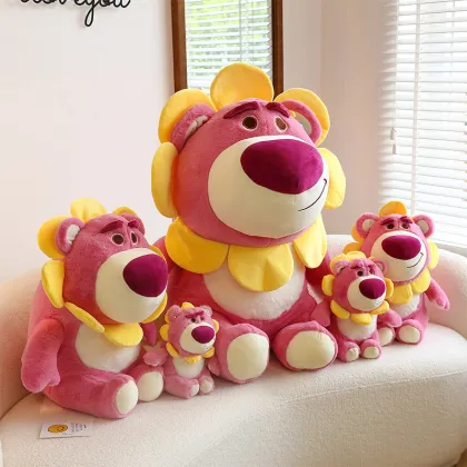 Wholesale TikTok Hot Selling Strawberry Bear Plush Toy - Flower Teenie Weenie Sunflower Plush Gift