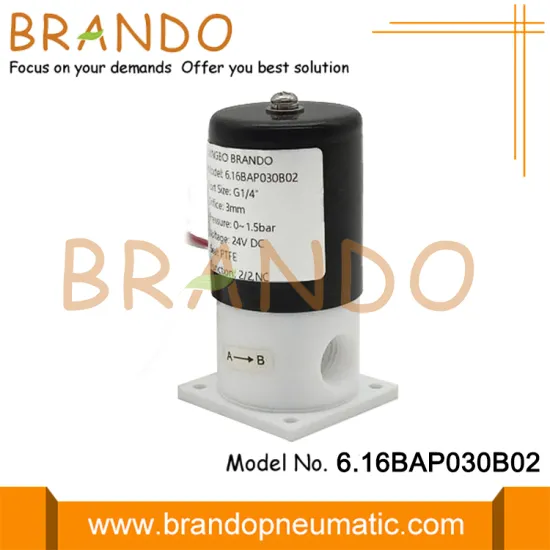 1/4'' Acid Alkali Anti Corrosive PTFE Solenoid Valve