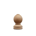 Globular Newel Post Cap Wooden untuk Pangsapuri Moden
