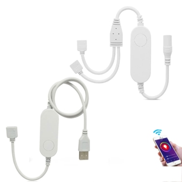Newest USB Graffiti WiFi RGB Light Controller for LED Strip Lights (5V/12V, Infrared Sound Control)