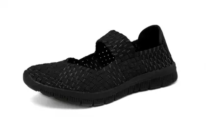 Wear-resistant Non-Slip MD Soles Woven Dance Shoes