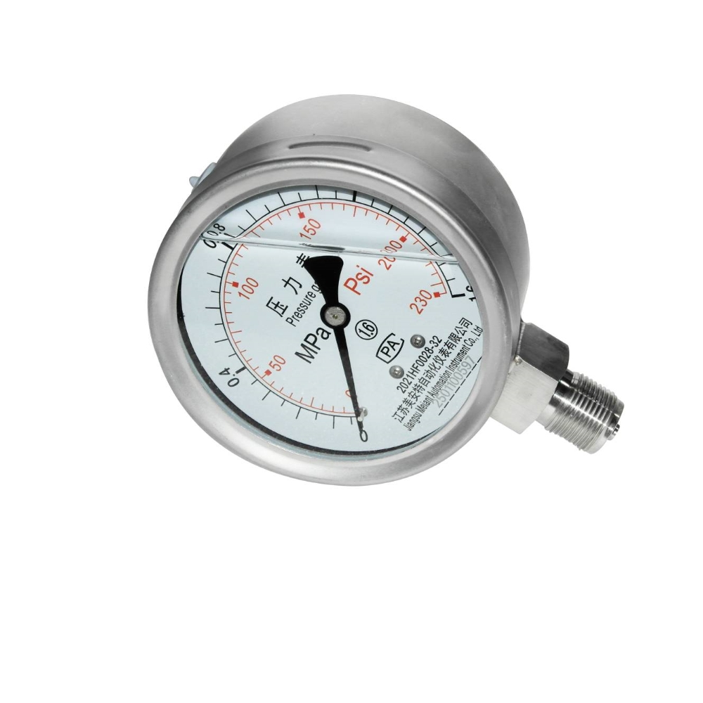 Stainless steel pressure gauge