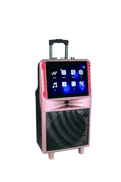 Portable Karaoke speaker with screen