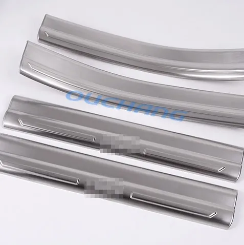4pcs Stainless Steel Door Sill Scuff Plates for BMW X1 F48 2016-2017