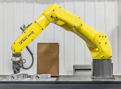 Fanuc 6-Axis LR Mate 200iD/7L Mini Robot for Automated Grinding and Polishing