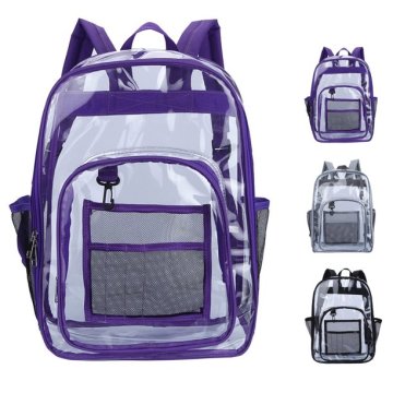 High-Quality PVC Backpack Bag: Waterproof, Transparent, and Perfect for Students and Kids