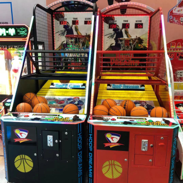 Coin-Operated Street Basketball Shooting Arcade Game Machine: Portable and Foldable Entertainment