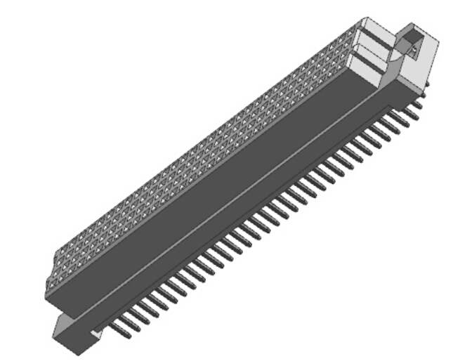 DIN41612 verticale vrouwelijke connectoren 128 posities