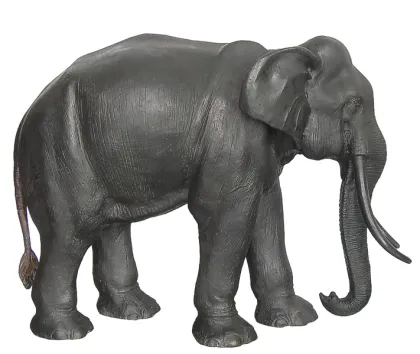 High quality aluminium elephant figure