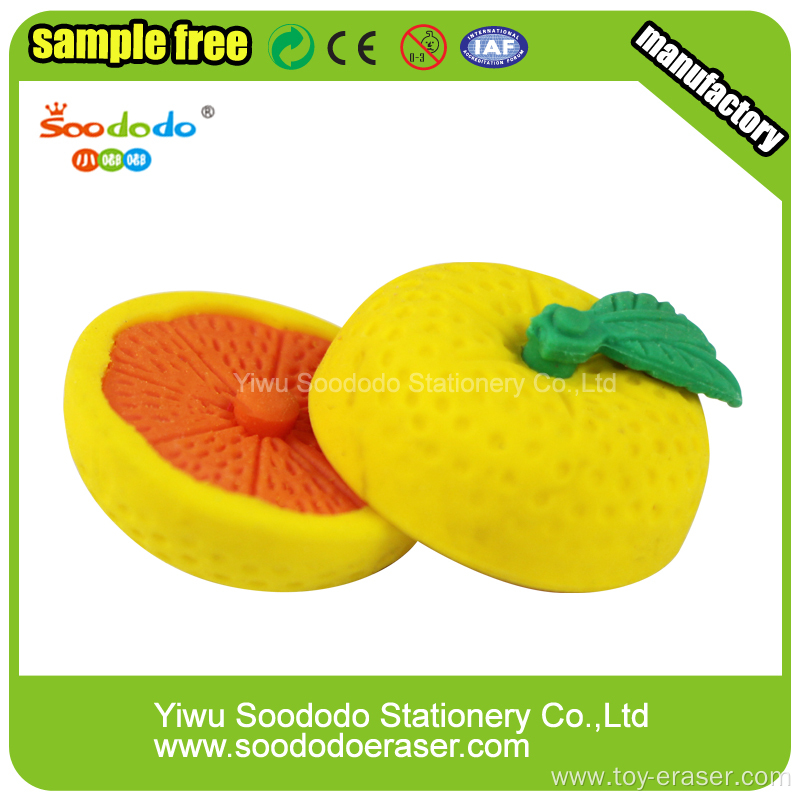 3D Peach Shaped Eraser  ,wholesale novelty erasers