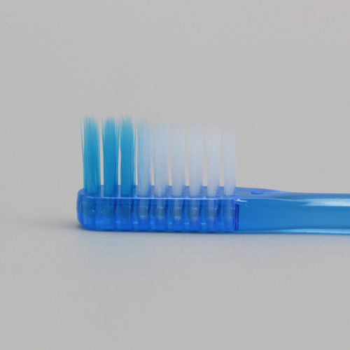 Toothbrush with transparent crystle handle brush bristle