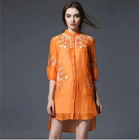 Wholesale High Quality Ladies Linen Blouse With Comfortable
